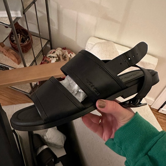 Coach Men's Julian Leather Sandal - Picture 2 of 2